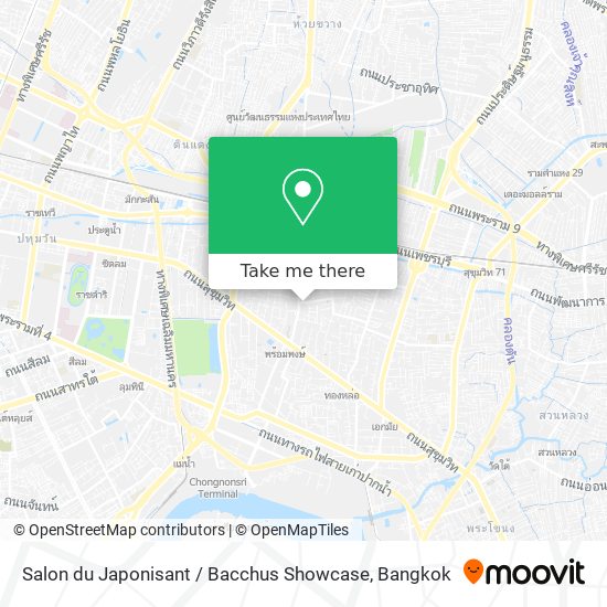 Salon du Japonisant / Bacchus Showcase map