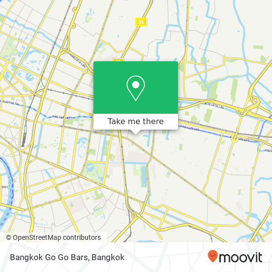 Bangkok Go Go Bars map