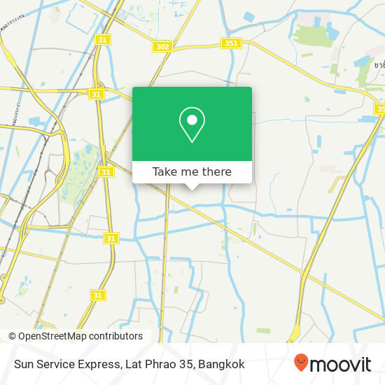 Sun Service Express, Lat Phrao 35 map