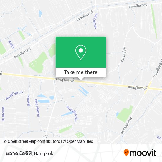 ตลาดนัดซีพี map