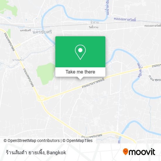 ร้านส้มตำ ยายเพิ้ง map