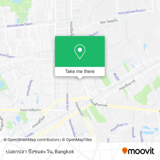 บ่อตกปลา บึงชมตะวัน map