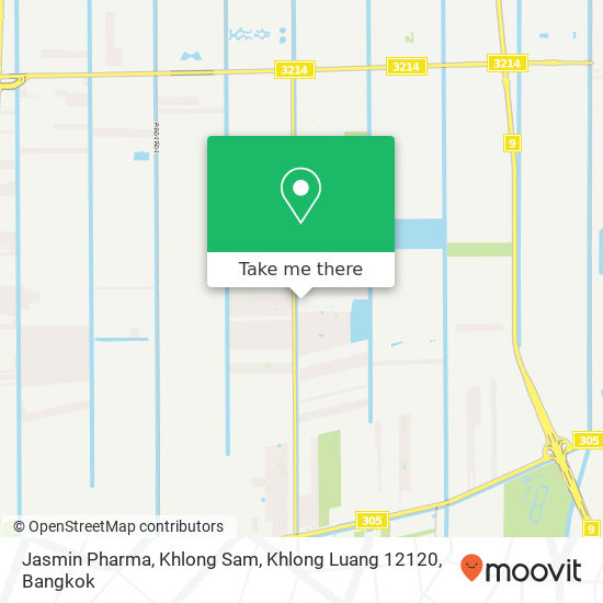 Jasmin Pharma, Khlong Sam, Khlong Luang 12120 map