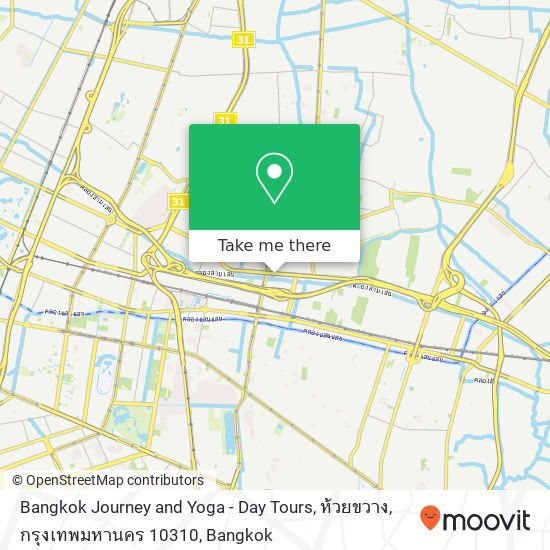 Bangkok Journey and Yoga - Day Tours, ห้วยขวาง, กรุงเทพมหานคร 10310 map