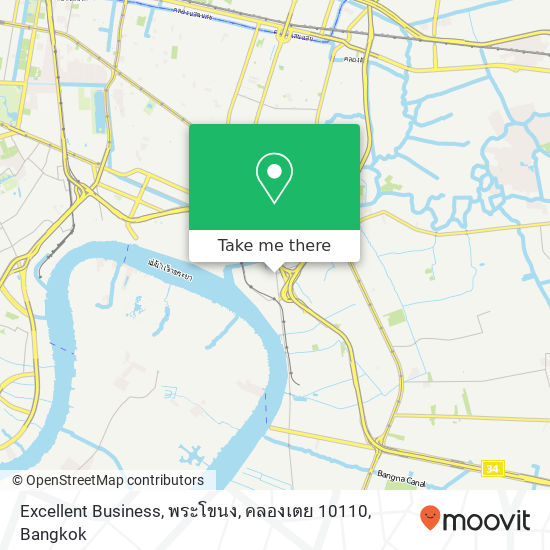 Excellent Business, พระโขนง, คลองเตย 10110 map