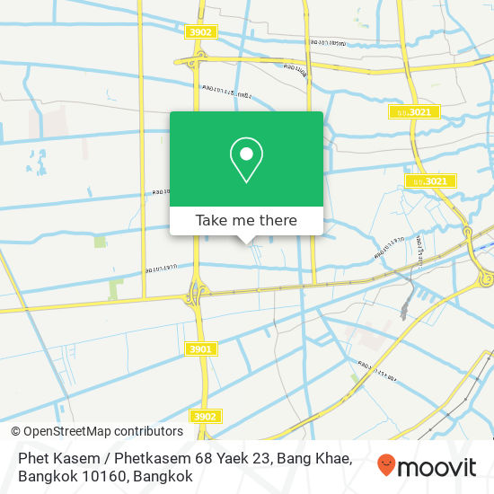 Phet Kasem / Phetkasem 68 Yaek 23, Bang Khae, Bangkok 10160 map