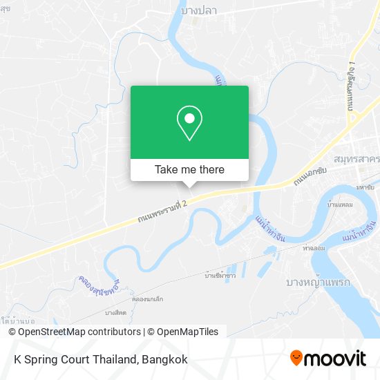 K Spring Court Thailand map