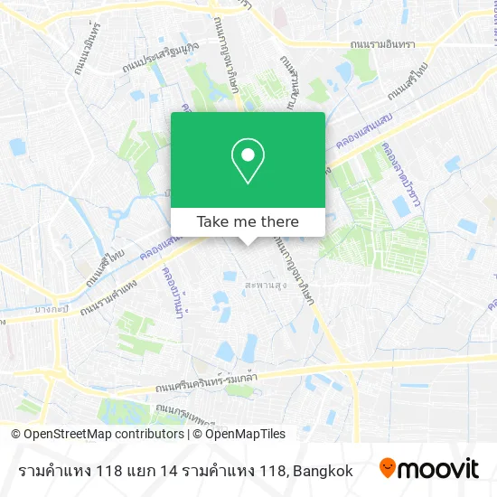 รามคำแหง 118 แยก 14 รามคำแหง 118 map