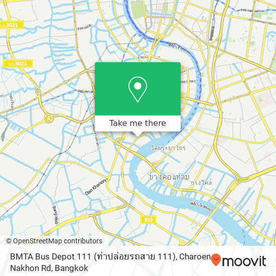 BMTA Bus Depot 111 (ท่าปล่อยรถสาย 111), Charoen Nakhon Rd map