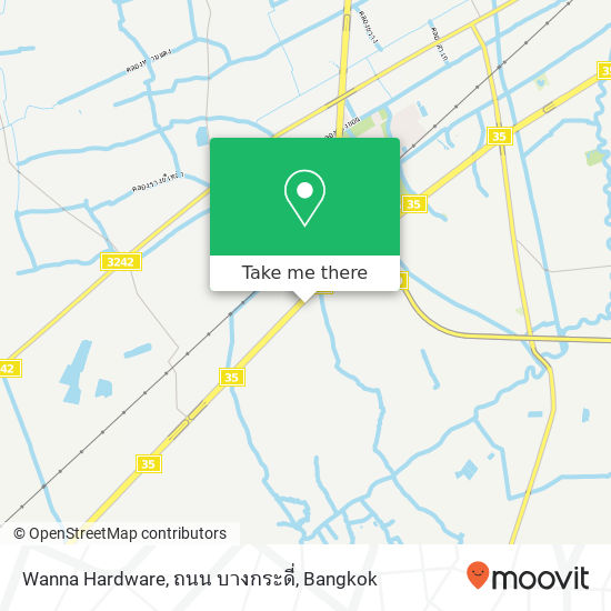 Wanna Hardware, ถนน บางกระดี่ map