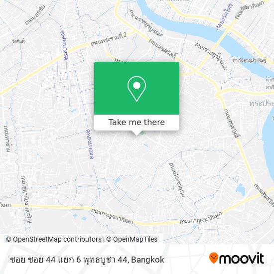 ซอย ซอย 44 แยก 6 พุทธบูชา 44 map