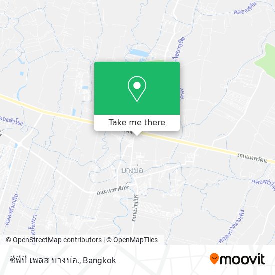 ซีพีบี เพลส บางบ่อ. map