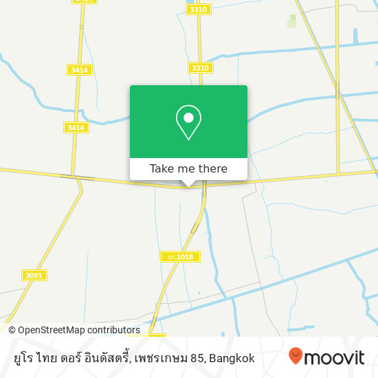 ยูโร ไทย ดอร์ อินดัสตรี้, เพชรเกษม 85 map