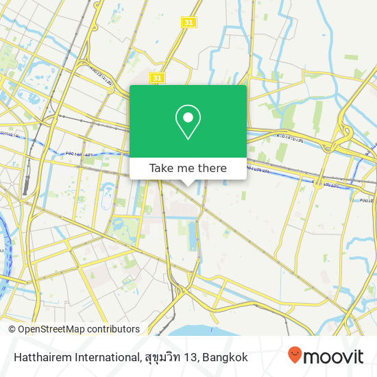 Hatthairem International, สุขุมวิท 13 map