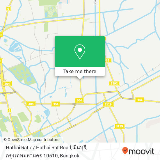 Hathai Rat / / Hathai Rat Road, มีนบุรี, กรุงเทพมหานคร 10510 map