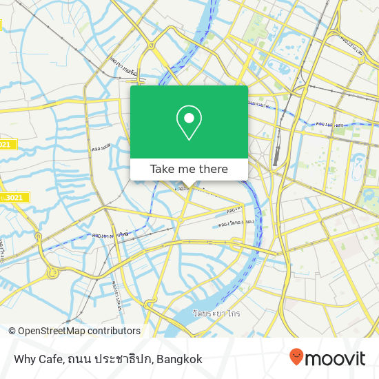 Why Cafe, ถนน ประชาธิปก map