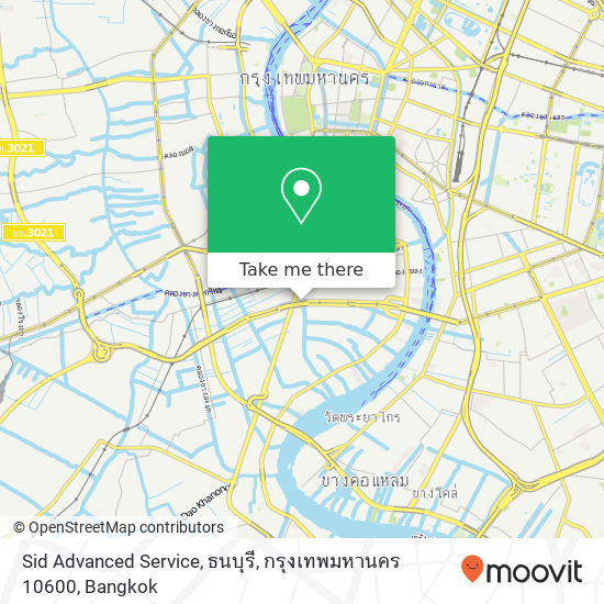 Sid Advanced Service, ธนบุรี, กรุงเทพมหานคร 10600 map