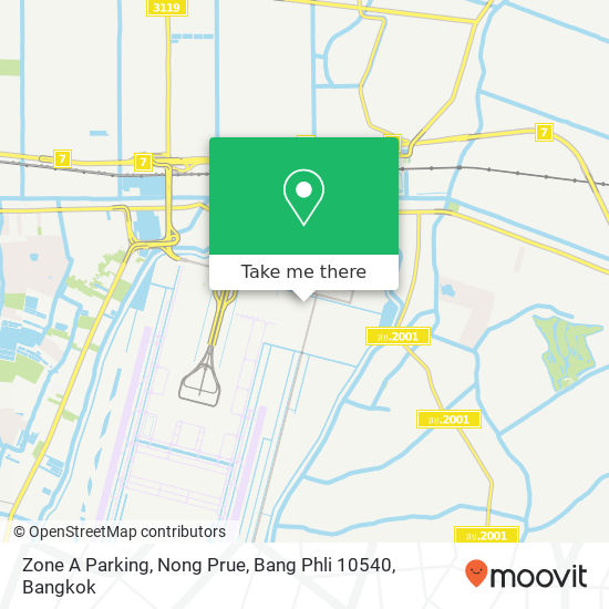 Zone A Parking, Nong Prue, Bang Phli 10540 map