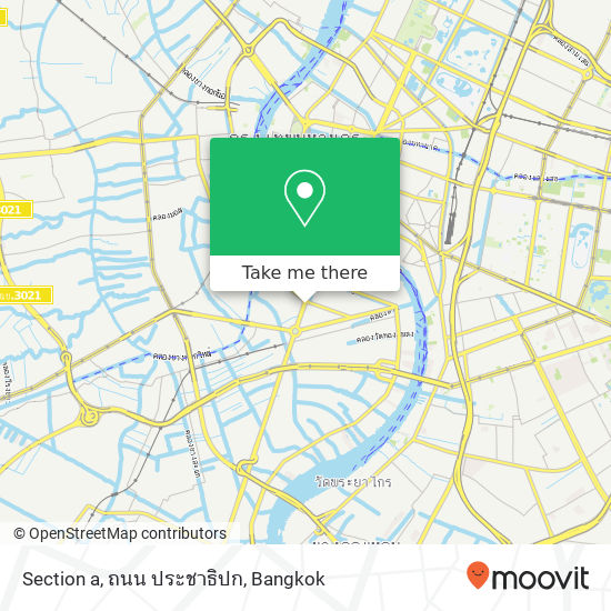 Section a, ถนน ประชาธิปก map