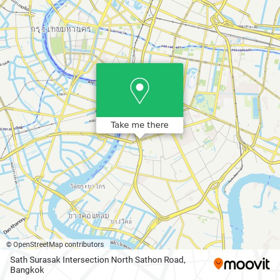 Sath Surasak Intersection North Sathon Road map