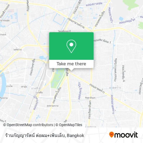 ร้านกัญญารัตน์ ต่อผม+เพ้นเล็บ map