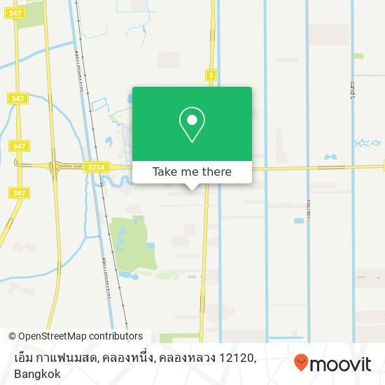 เอ็ม กาแฟนมสด, คลองหนึ่ง, คลองหลวง 12120 map