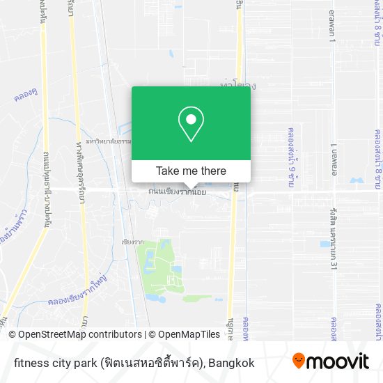 fitness city park (ฟิตเนสหอซิตี้พาร์ค) map