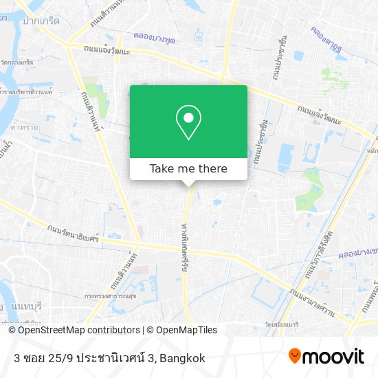 3 ซอย 25/9 ประชานิเวศน์ 3 map
