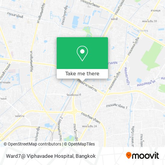 Ward7@ Viphavadee Hospital map