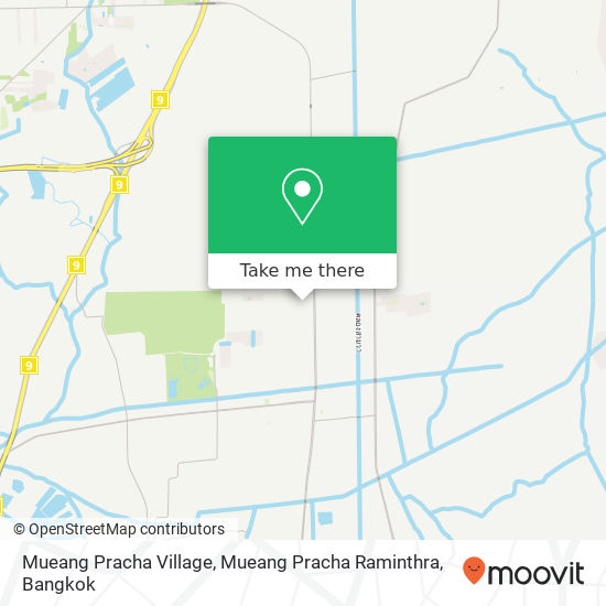 Mueang Pracha Village, Mueang Pracha Raminthra map