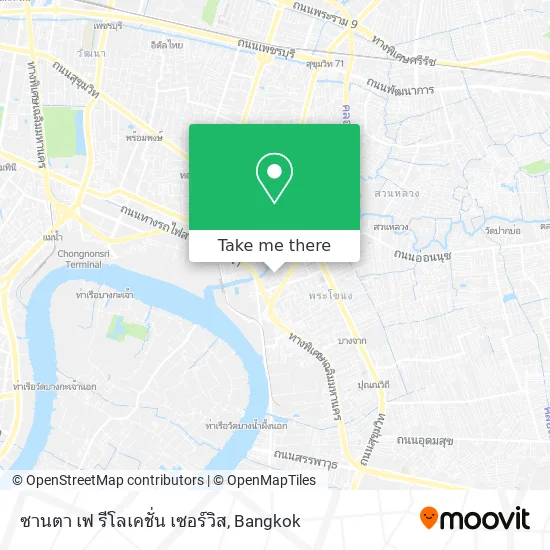 ซานตา เฟ รีโลเคชั่น เซอร์วิส map
