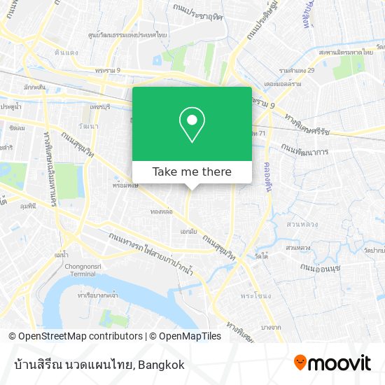 บ้านสิรีณ นวดแผนไทย map
