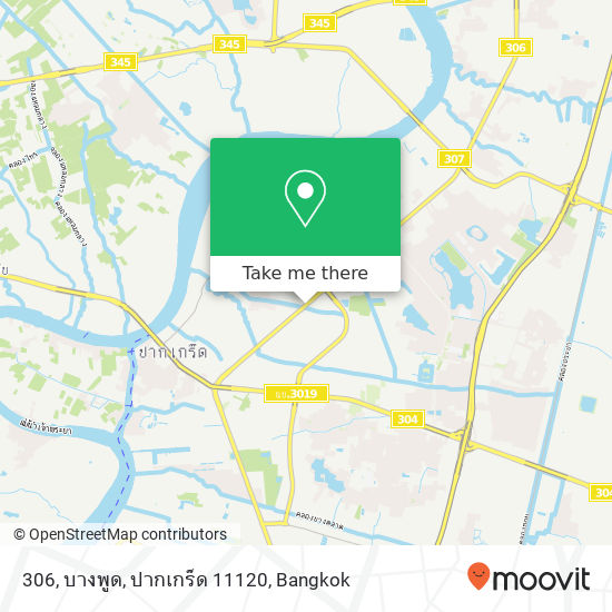 306, บางพูด, ปากเกร็ด 11120 map