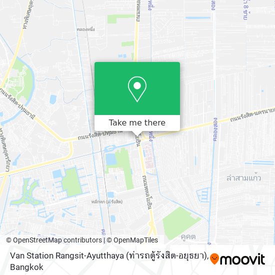 Van Station Rangsit-Ayutthaya (ท่ารถตู้รังสิต-อยุธยา) map