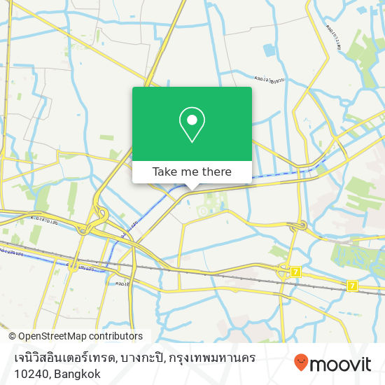 เจนิวิสอินเตอร์เทรด, บางกะปิ, กรุงเทพมหานคร 10240 map