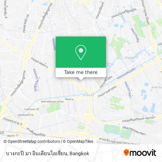 บางกะปิ มา อินเดียนโอเชี่ยน map