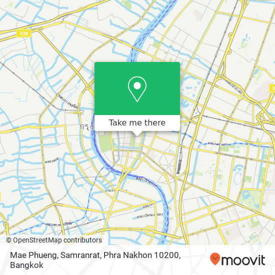 Mae Phueng, Samranrat, Phra Nakhon 10200 map