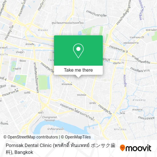 Pornsak Dental Clinic (พรศักดิ์ ทันแพทย์ ポンサク歯科) map