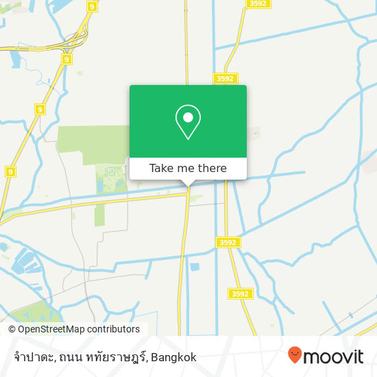 จำปาดะ, ถนน หทัยราษฎร์ map