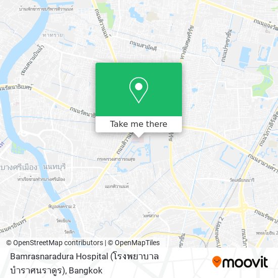 Bamrasnaradura Hospital (โรงพยาบาลบำราศนราดูร) map