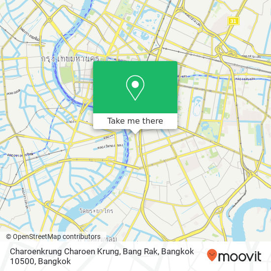 Charoenkrung Charoen Krung, Bang Rak, Bangkok 10500 map