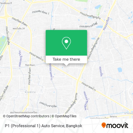 P1 (Professional 1) Auto Service map