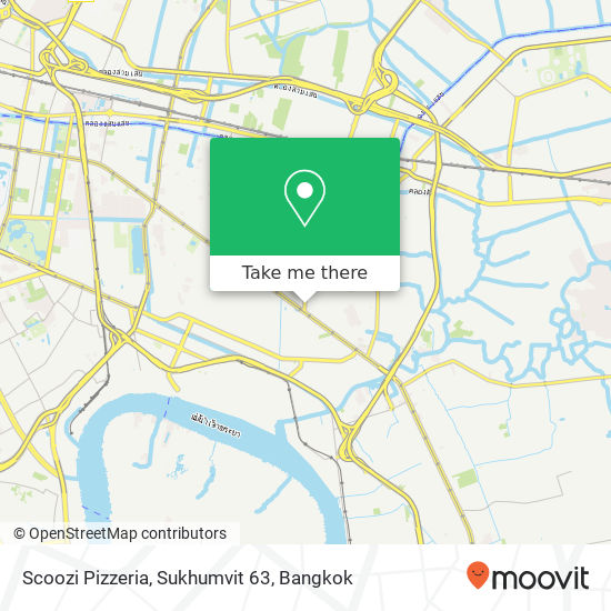 Scoozi Pizzeria, Sukhumvit 63 map