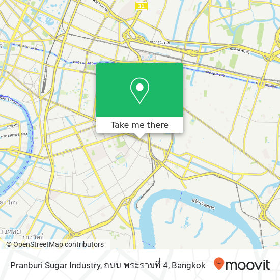 Pranburi Sugar Industry, ถนน พระรามที่ 4 map