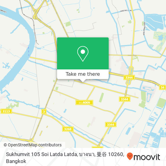 Sukhumvit 105 Soi Latda Latda, บางนา, 曼谷 10260 map