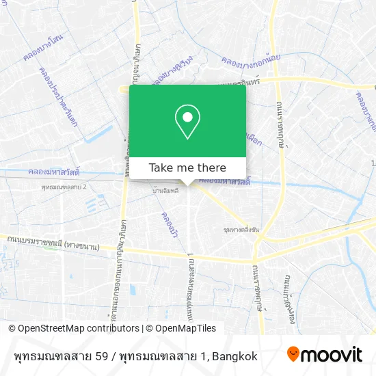 พุทธมณฑลสาย 59 / พุทธมณฑลสาย 1 map