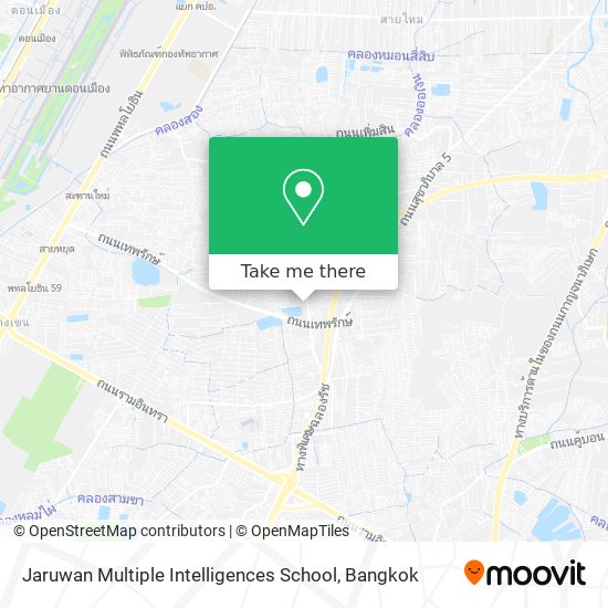 Jaruwan Multiple Intelligences School map