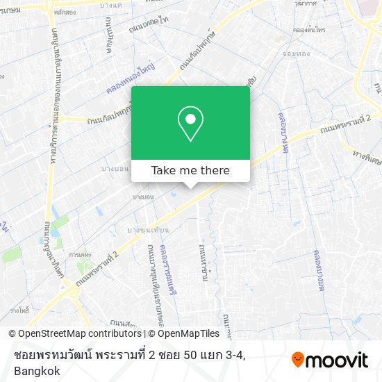 ซอยพรหมวัฒน์ พระรามที่ 2 ซอย 50 แยก 3-4 map