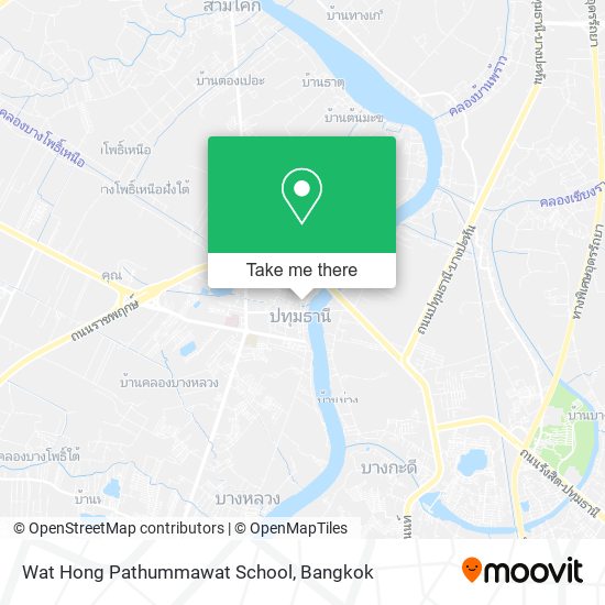 Wat Hong Pathummawat School map