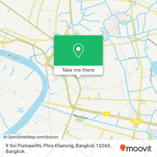 9 Soi Punnawithi, Phra Khanong, Bangkok 10260 map